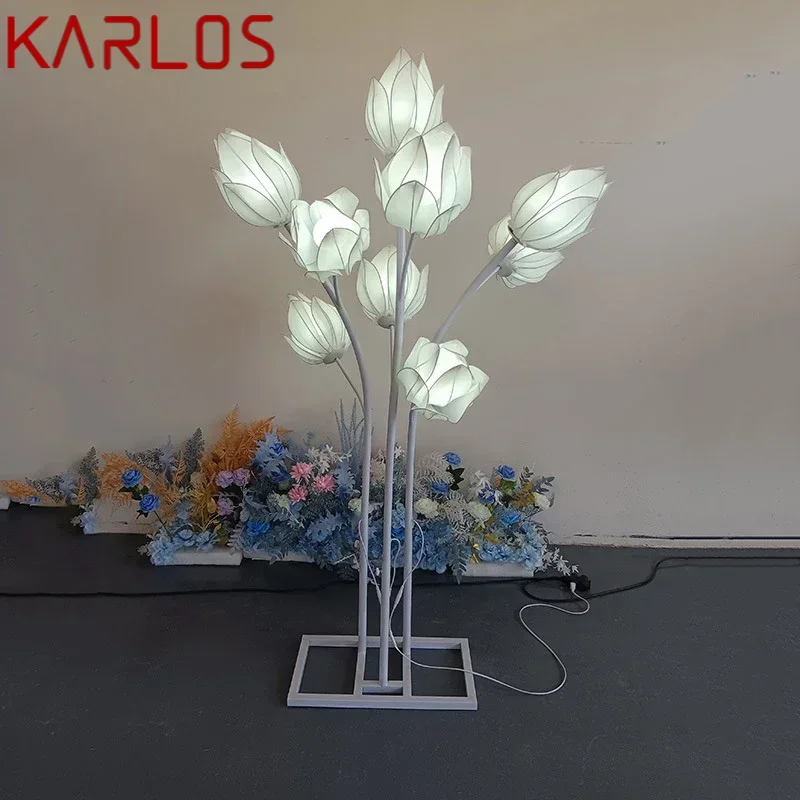 KARLOS Modern Yulan Flower Wedding Roadlight LED Light for Party Stage Road Festive Atmosphere Background Decoration