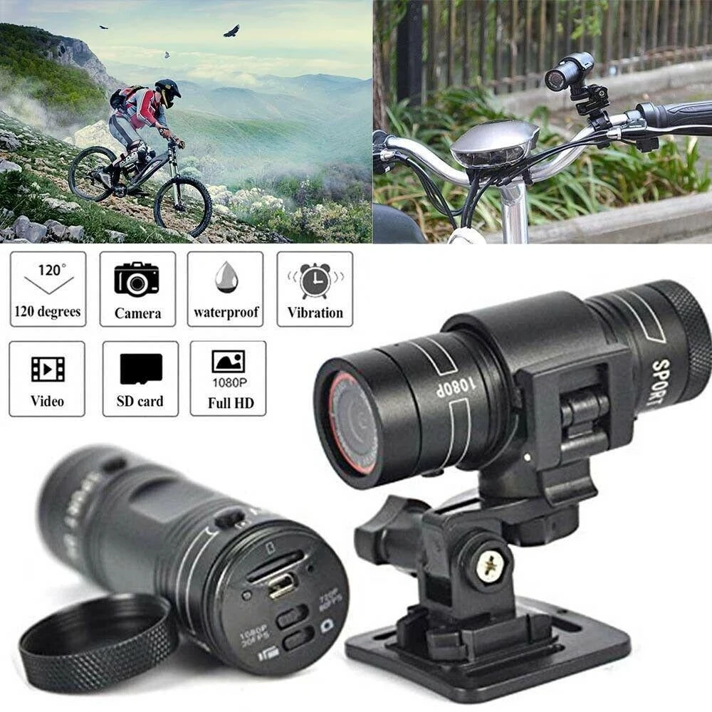 F9 Camera Full HD 1080p Mountain Bike Bicycle Motorcycle Helmet Sports Action Camera Video DV Camcorder Car Video Recorder