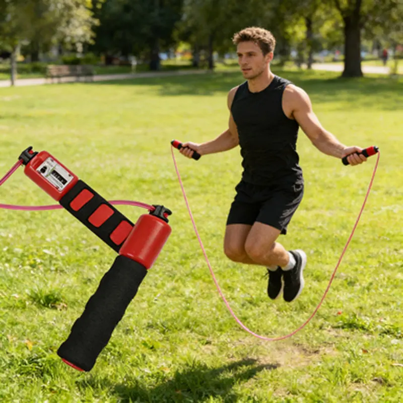 Jump Rope Workout Equipment Sports Fitness Exercise Jump Rope for Kids for Fitness Adjustable with Counter Skipping Rope Fitness