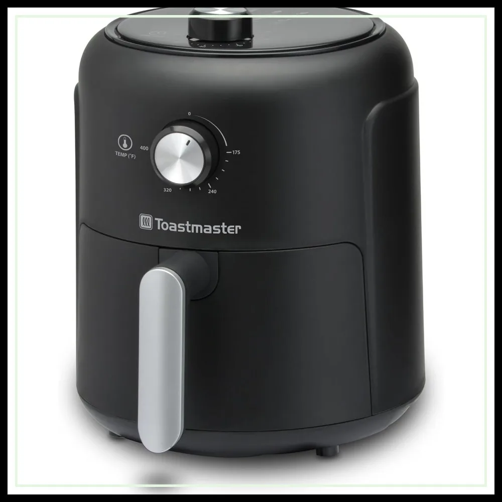

2.6L Air Fryer with Slide-Out Basket - Oil-Free Healthy Cooking - Compact Kitchen Appliance