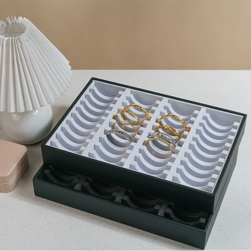

Leather Bracelet Display Case Luxury Bracelets Show Boxes Showcase Jewelry Organizer Cases Jewelers Jewellery Storage Boxes
