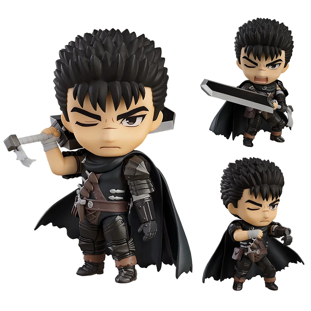 

Anime figure Guts holding sword stance action figure Guts interchangeable parts mini figurine PVC model toy collect statue gift