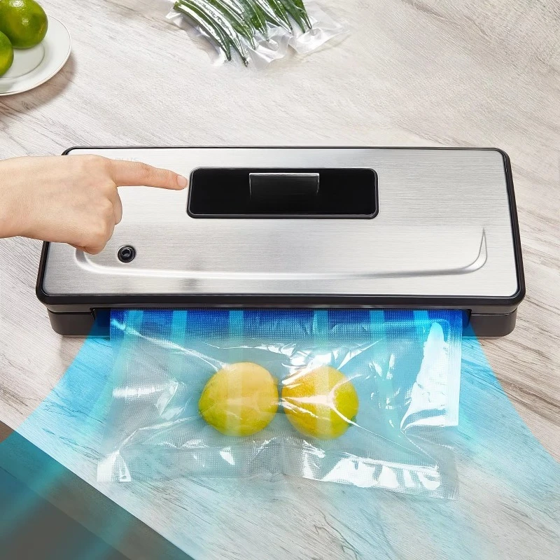 Built-in cutter and bag storage function, automatic food vacuum sealing machine, smart kitchen utensils