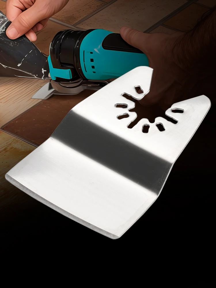 XCAN – lame de scie multi-outils en acier inoxydable, 50mm, changement rapide, lames de grattage pour oscillant, accessoires pour outils électriques, 1 pièce