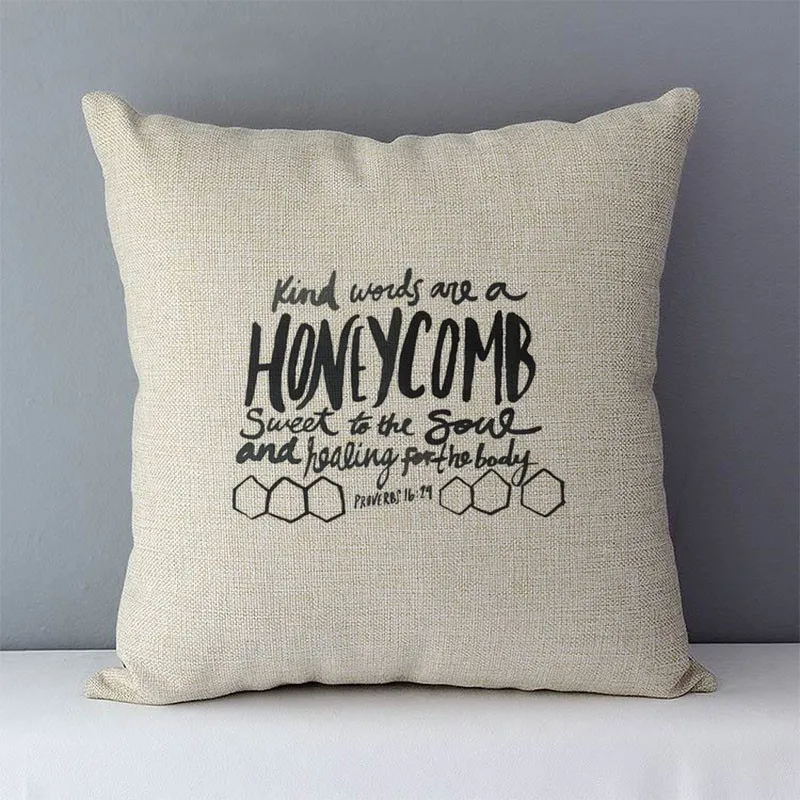 Quality home decorative cushion cover 45x45cm cozy couch pillow covers pillowcase DO what you love printed creative phrase QXD5