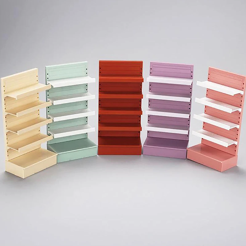 1/12 Dollhouse supermercato espositore casa delle bambole simulato Snack Cabinet casa delle bambole accessori per mobili in miniatura