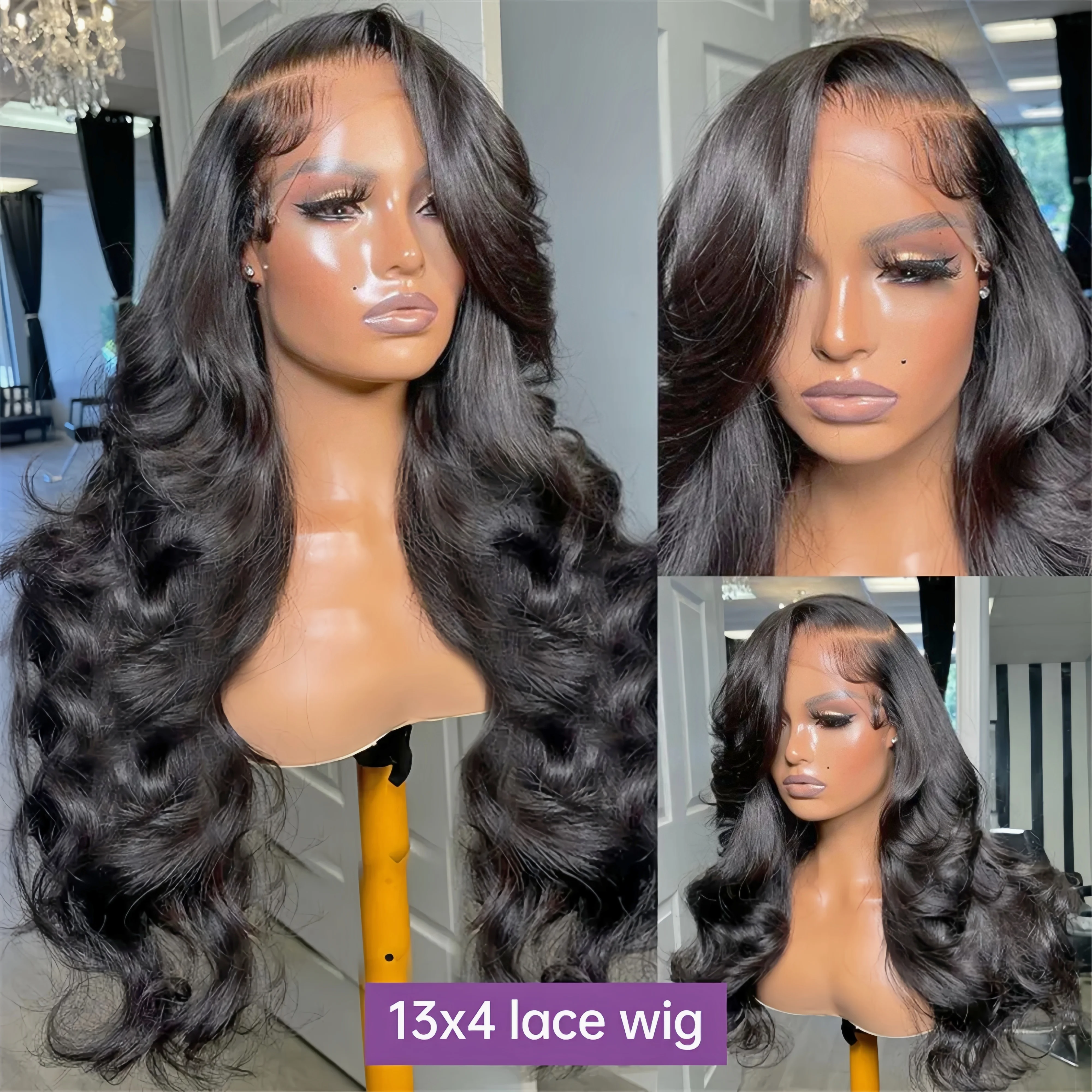 30 32 بوصة HD 200% 13x6 الجسم موجة المياه الدانتيل الجبهة خصلات الشعر المستعار الإنسان 13x4 الدانتيل الباروكة الأمامية 5x5 إغلاق بدون صمغ جاهزة لارتداء شعر مستعار