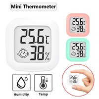 Mini LCD Digital Thermometer Hygrometer Indoor Room Electronic Temperature Humidity Meter Sensor Gauge Weather Station for Home