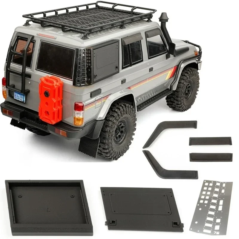 

1 комплект, ящик для инструментов с имитацией бокового окна для 3D-печати для 1/10 RGT EX86190, аксессуары Rescue LC76