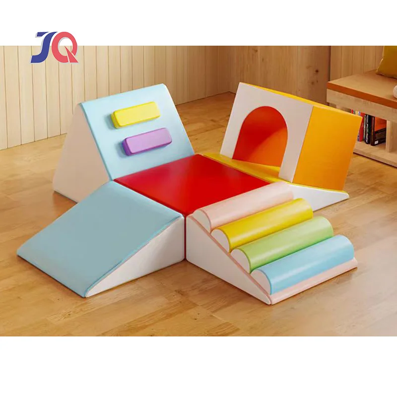 Factory Customizable Indoor Soft Play Set Climbing Slide Tunnel for Preschoolers Babies Sensory Training Sensory Play Game House