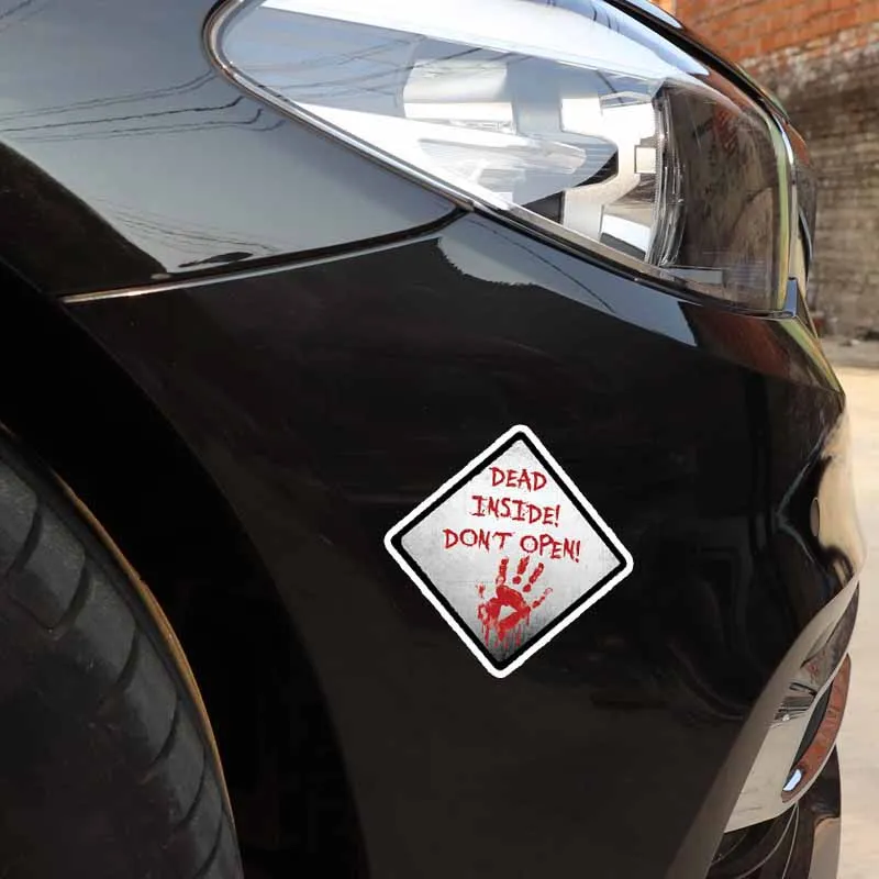 Popular Sale Useful 1X Accessories Sticker Car Reflective Truck Decal Halloween Hand Print Vehicle Wall 14*14cm