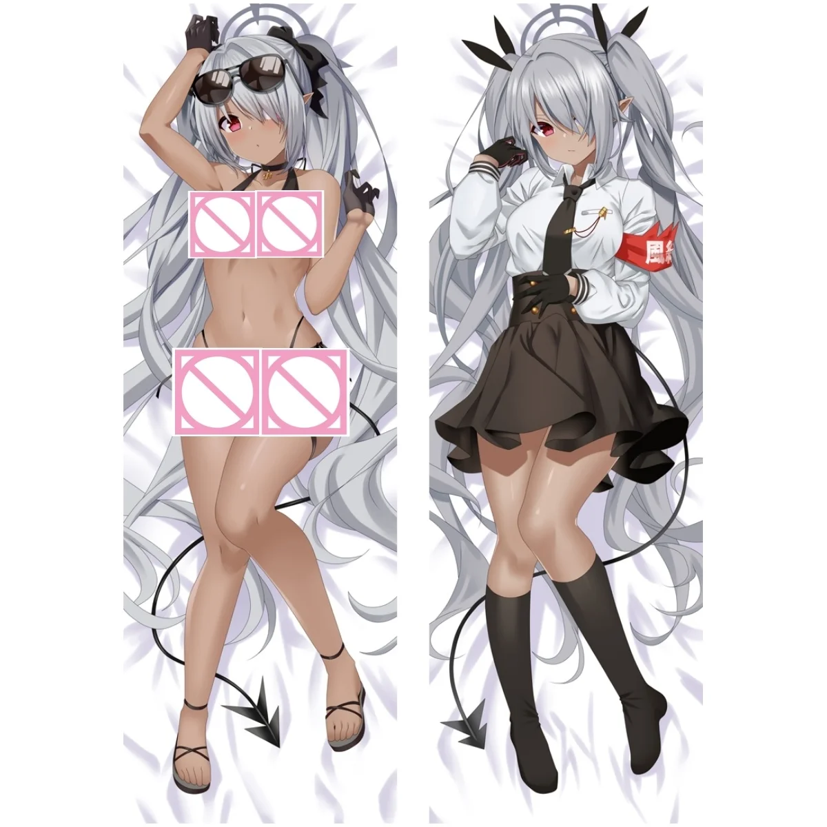 

Boyoxon ShiromI lorl Game Figure Pillow Case Cover Hugging Pillow Pillowcase Double-Sided Printed Peach Skin/2WAY Plush