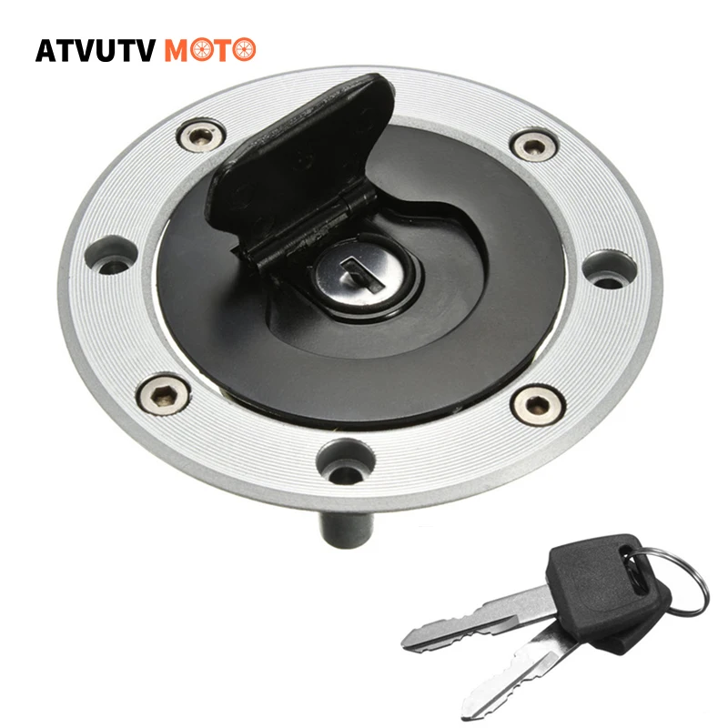 Tampa do tanque de combustível para motocicleta, tampa com 2 chaves para suzuki gsxr 600 700 gsxr1000 katana 600 GSX-600F RF-400 gk78a RF-900
