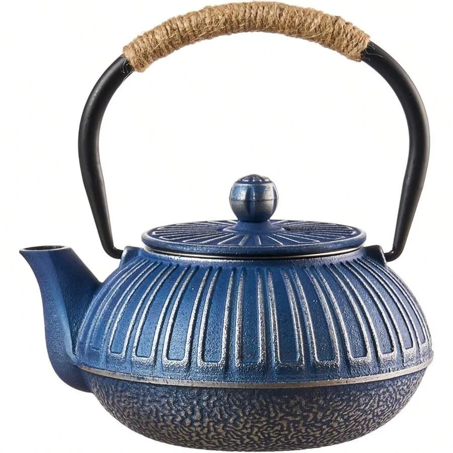

Cast Iron Teapot Japanese, Tea Kettle Pot For Stove Top, Tea Pot With Stainless Steel Infusers For Loose Tea, Boiling Hot Water