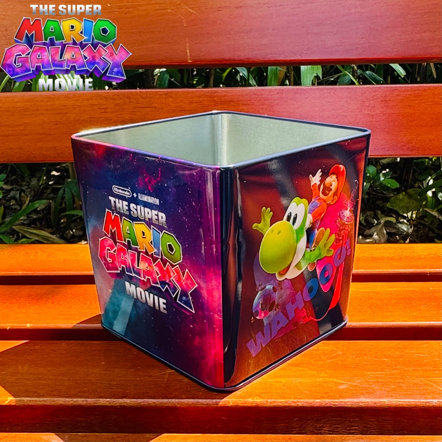 Super Mario Galaxy Film Paddenstoelbeker Vraagteken Popcorn Emmer Exclusieve Bioscoop Verzamelgeschenken
