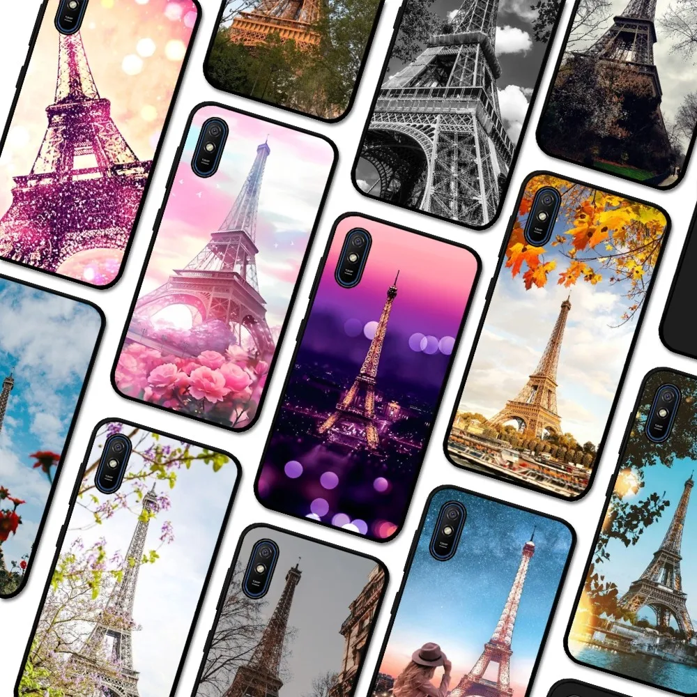 Эйфелевая башня в Париже для Redmi 5 6 7 8 9 10 plus pro 6 7 8 9 A GO K20 K30 K40 pro plus F3 Fundas