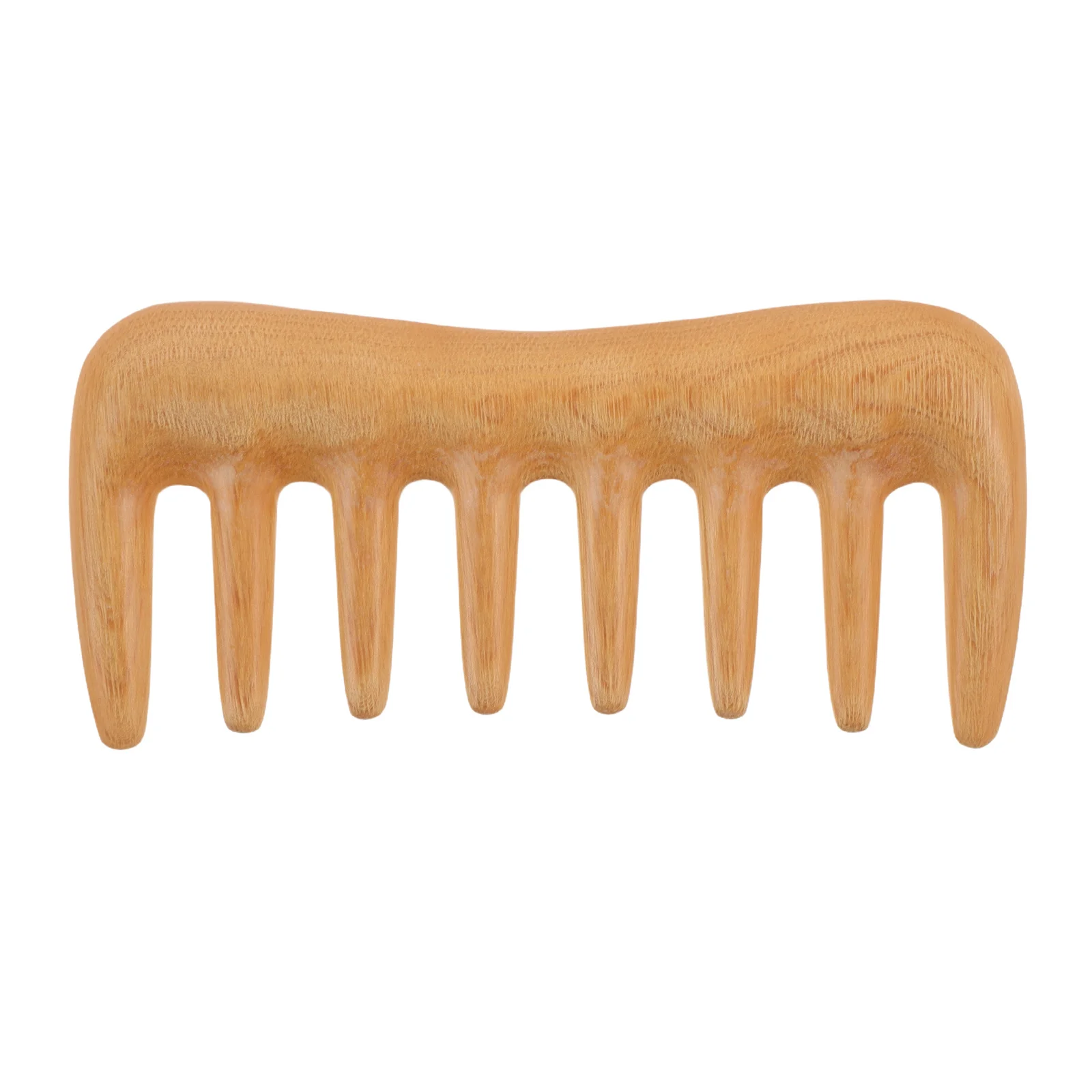 

Самшитовая расческа для женщин, расческа для волос из натурального дерева с широкими зубьями, гладкий полированный инструмент для массажа кожи головы для ежедневного ухода и путешествий