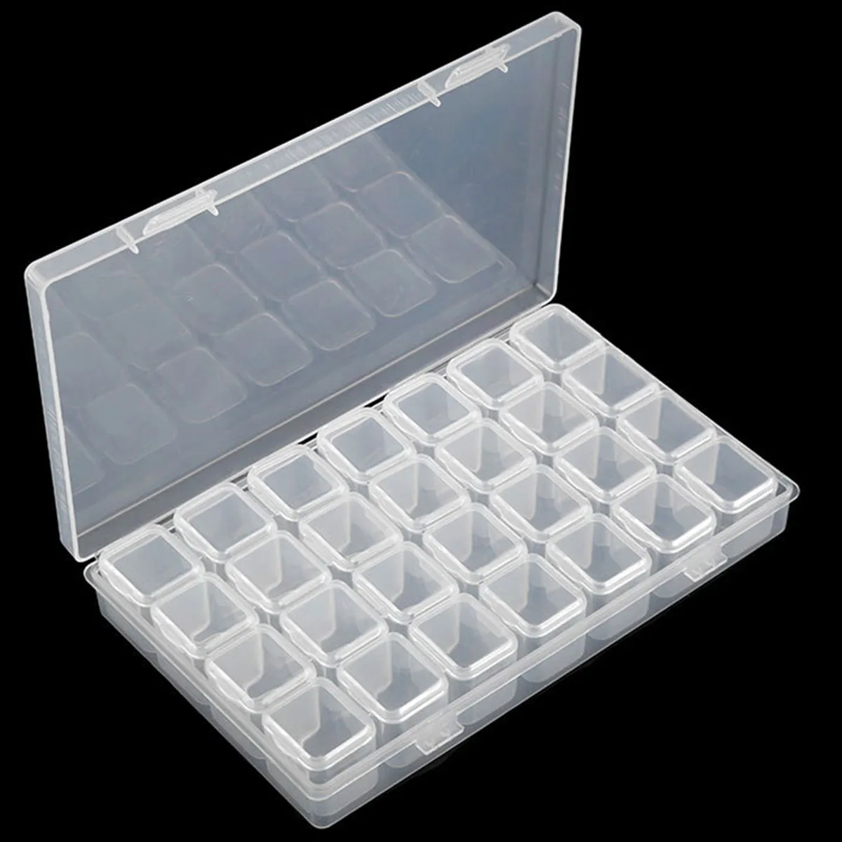 1 st 28/32/48/56/64 Slots Plastic Opbergdoos, DIY Diamant Schilderen Kralen Bedels Sieraden Accessoires Organizer Box