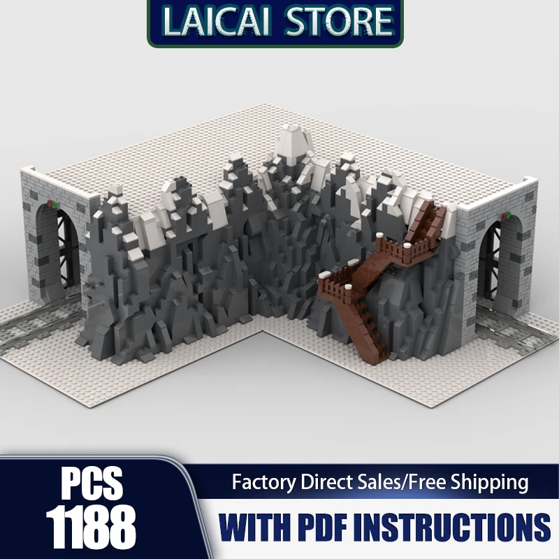 City Building Model Moc Building Bricks Xuejing Station Model Technology Blocks Gifts City Street View Toys DlY Sets Assembly