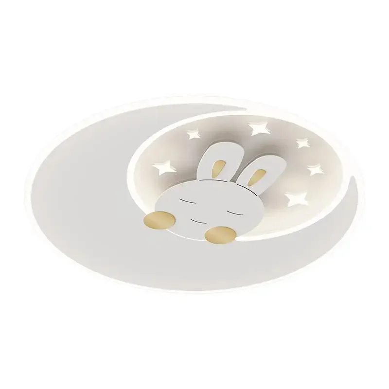 SANDYHA Nordic Fun Elephant Rabbit Cartoon LED Deckenleuchte Kinderzimmer Spielzimmer Dekor Einzigartiges Design