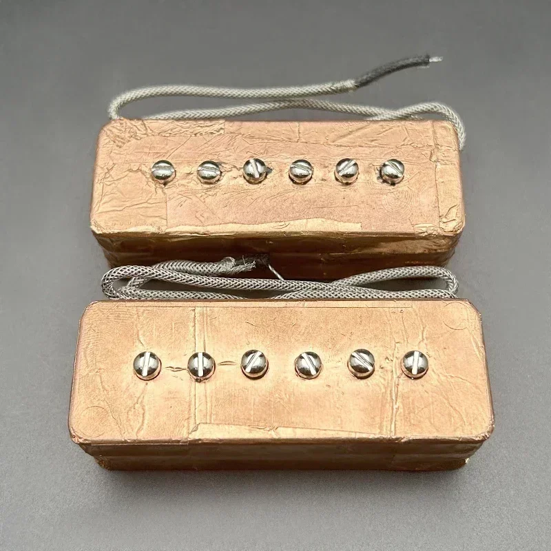 Alnico 5 P90 Style Pickup Dual Coil Pickup Noiseless Humbucker 6K/9K Alnico 5 Magnet for Elecgtric Guitar