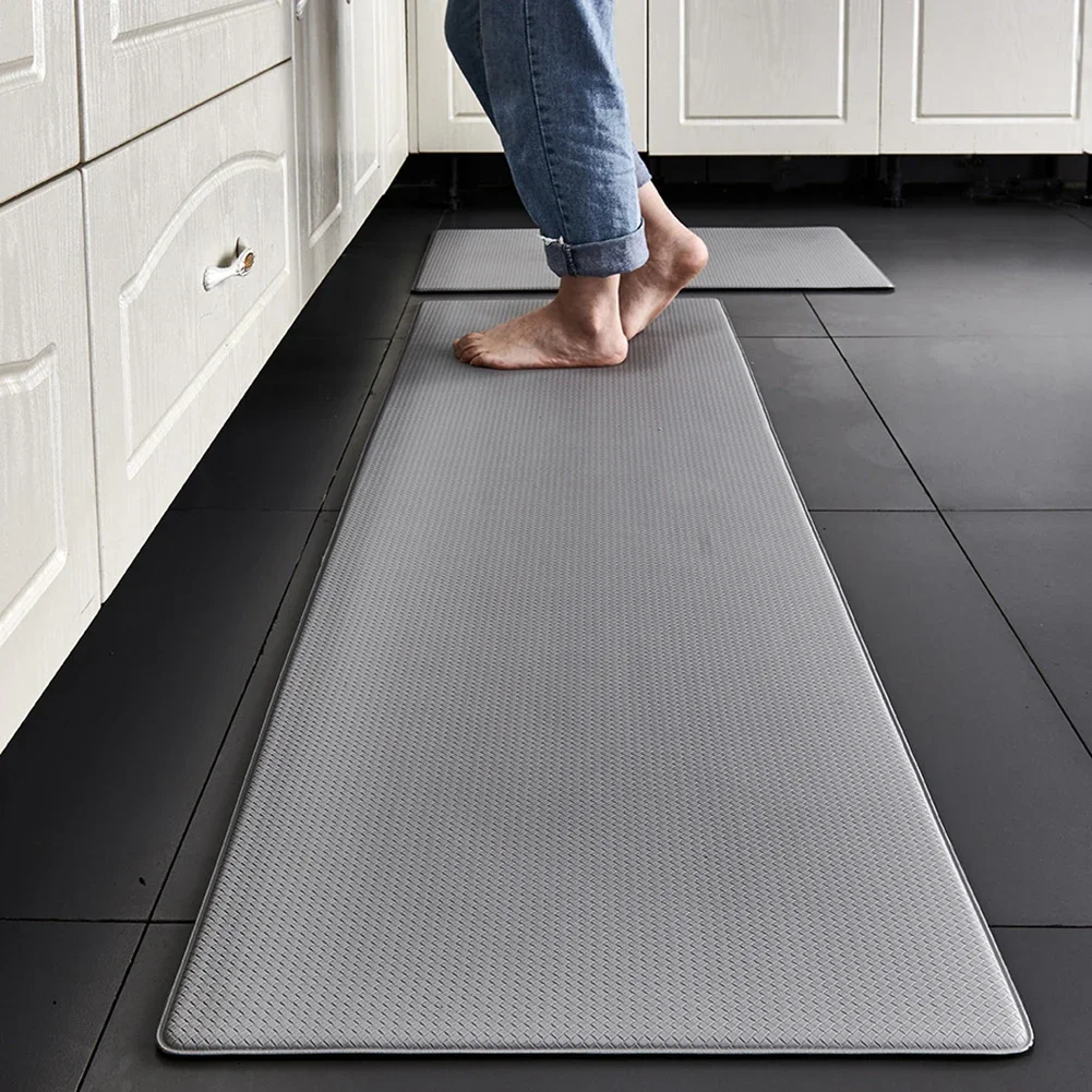 Kitchen Floor Carpet Rectangular Anti-Fatigue Rugs Carpet Soft Non-Slip Standing Mat Waterproof for Floor Sink Office