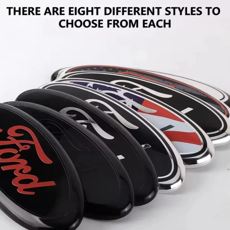 Car Front Hood Emblem With Pins Trunk Badge For Ford ST Line Focus Mustang Fiesta Puma Ranger Kuga MK7 MAX F150 Mondeo Escape view 6
