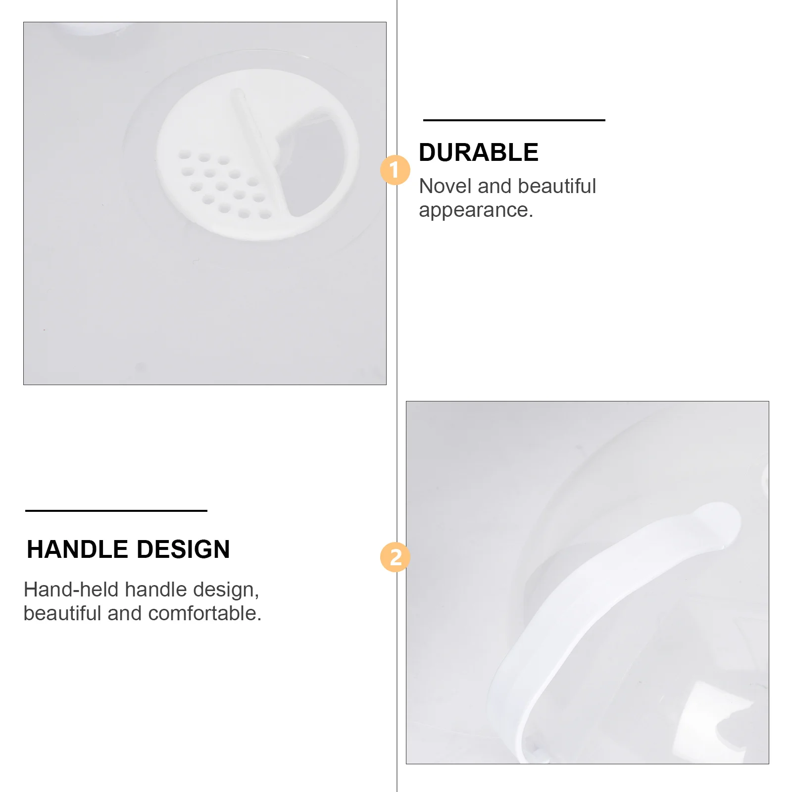 

4pcs Oil Cover Safe Reliable Easy to Use Long Term Hand Held Suitable for Home Restaurant Kitchen Supply Food Protector