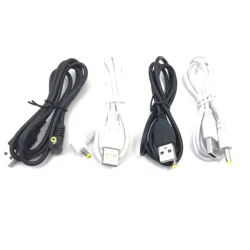 1pc 80cm USB Male to 4.0 x 1.7mm Cable DC 5V 1A 4.0*1.7 Male USB Power Charge Cable for Sony PSP