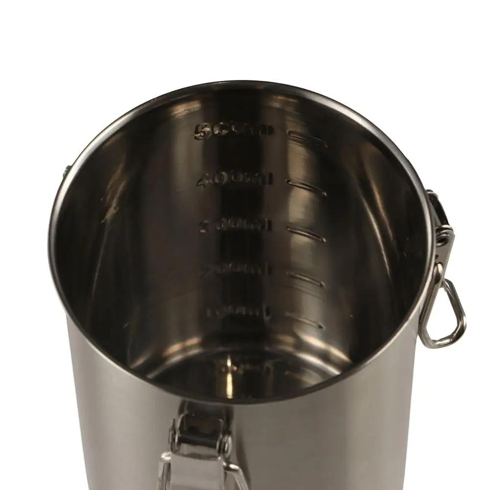 

520/1000/1600/2500ml Stainless Steel Storage Tank Leak-Proof with Scale Grain Storage Box Airtight Sealed Grains Sealed Bucket