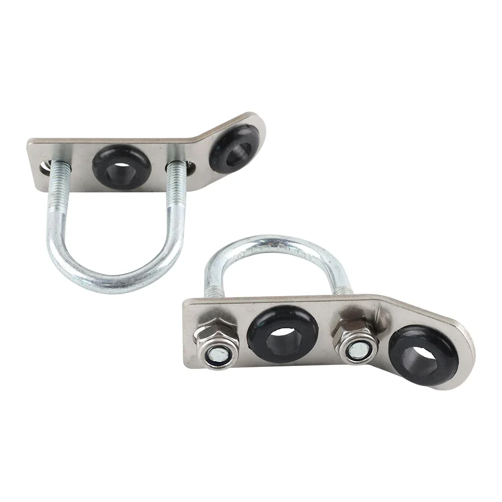 High quality Stainless Steel Traction Bar Radiator Relocation Brackets For Honda Civic EG EK DC2 Integra CRX Engine Parts - view 6