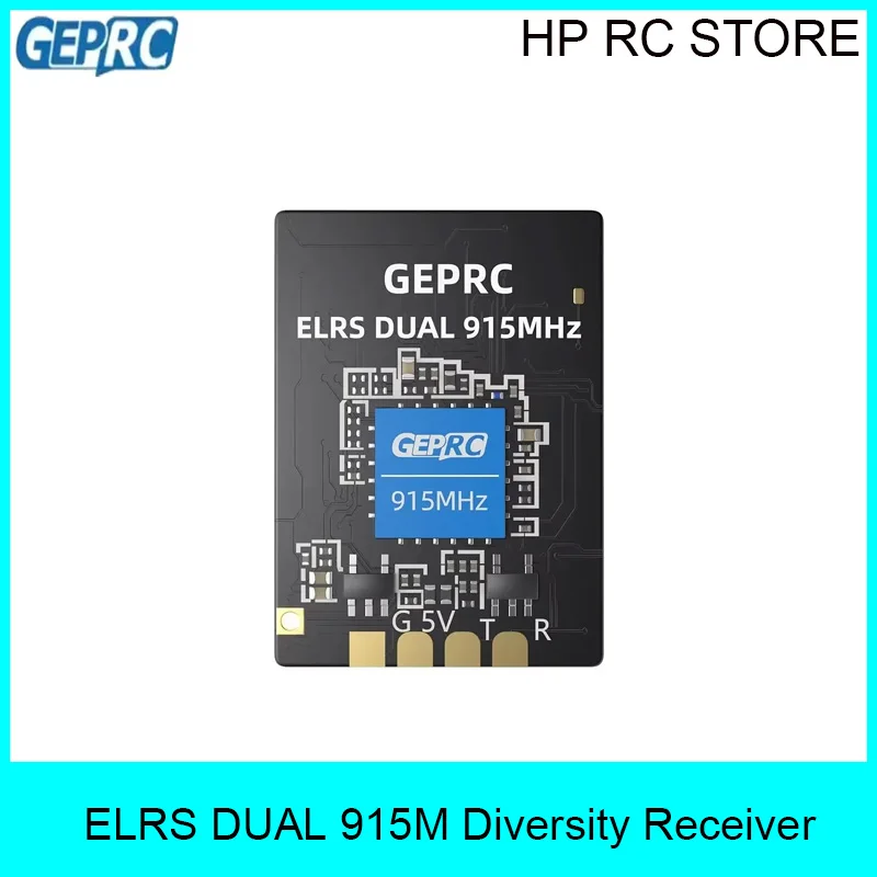 GEPRC ELRS DUAL 915M Diversity Receiver 915Mhz 868MHz ExpressLRS Module Built-in WIFI RC Airplane FPV Long Range Drone DIY Part