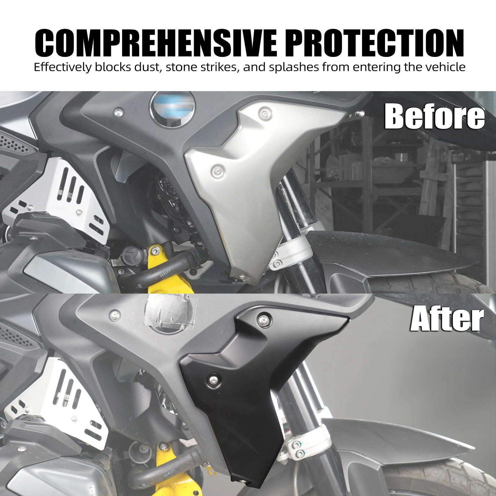 

Motorcycle Frame Side Fairing Radiator Cowl for BMW R1250GS R1250 GS R 1250 GS 2019 2020 2021 2022 2023