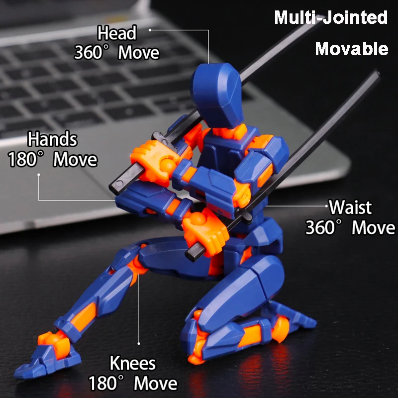 13 アクションフィギュアおもちゃ子供全身可動ロボット多関節可動ロボット 3D プリントマネキンダミー親子ゲーム