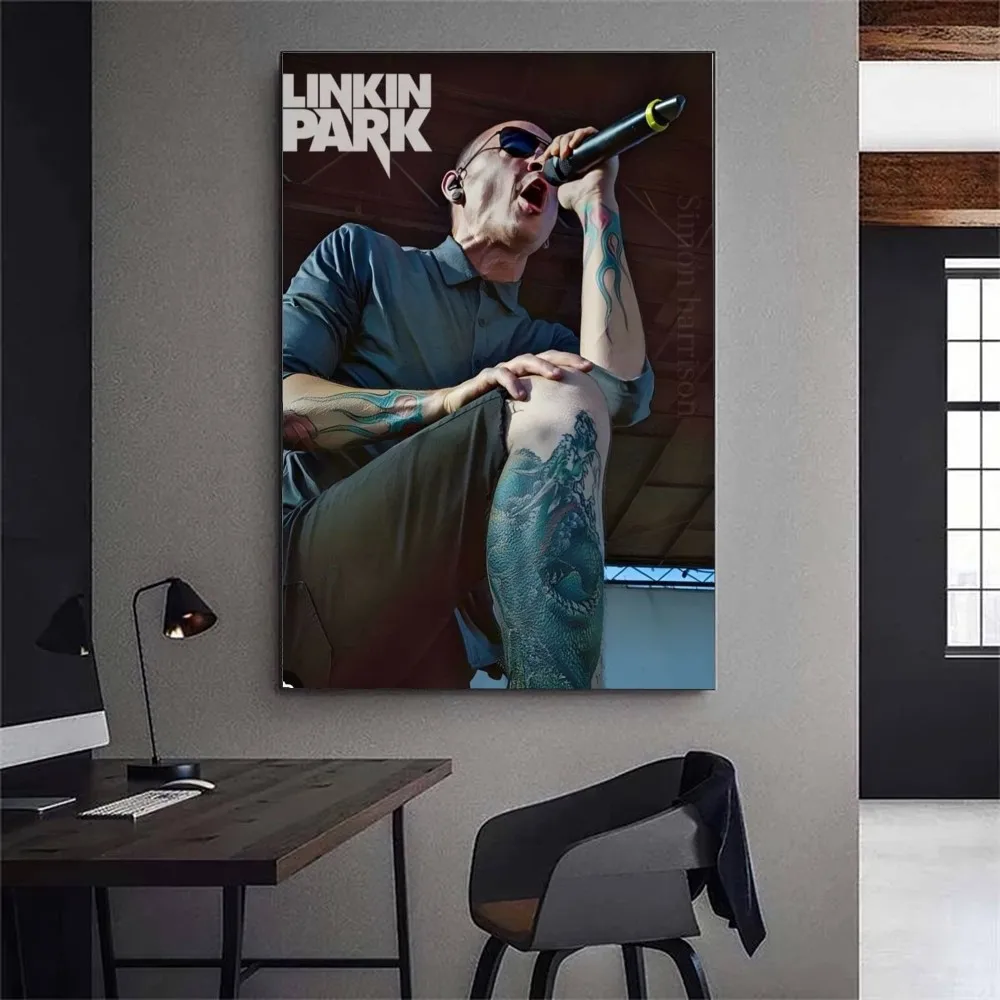 1PC Band L-Linkin Cool P-Park Poster High Quality Poster Paper Waterproof Home Living Room Bar Wall Decoration