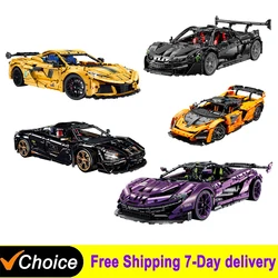 2024 NEW Technical 1:8 P1 Racing Car Building Blocks Super Sports Vehicle Model Bricks Toys For Kids Birthday Gifts Boys 42172