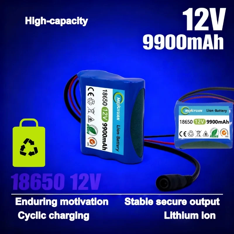 

Новая оригинальная литиевая батарея 12 В, подходит для светодиодных фонарей, тележек для гольфа, детских электромобилей, игрушек с дистанционным управлением и т. д.