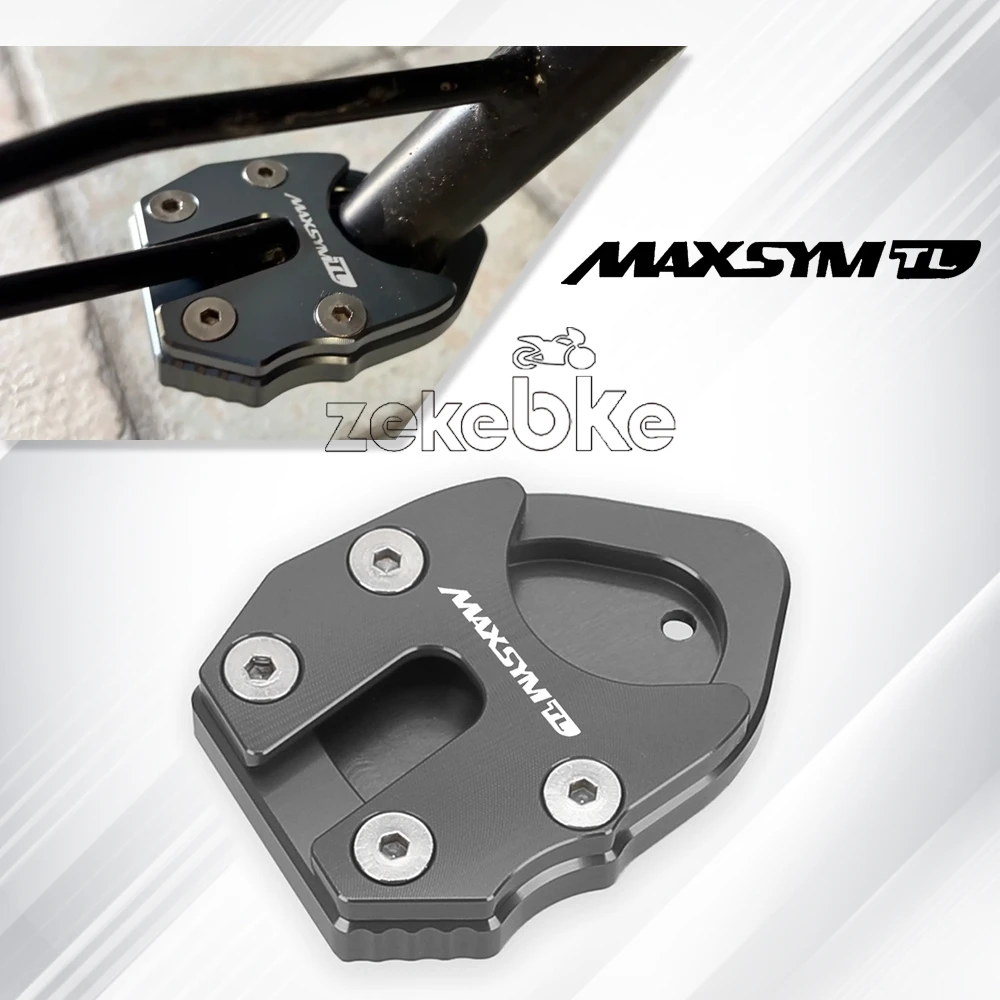 For SYM MAXSYM TL 500 508 Maxsym TL500 TL508 2019-2026 Motorcycle Accessories CNC Side Stand Enlarge Plate Kickstand Extension