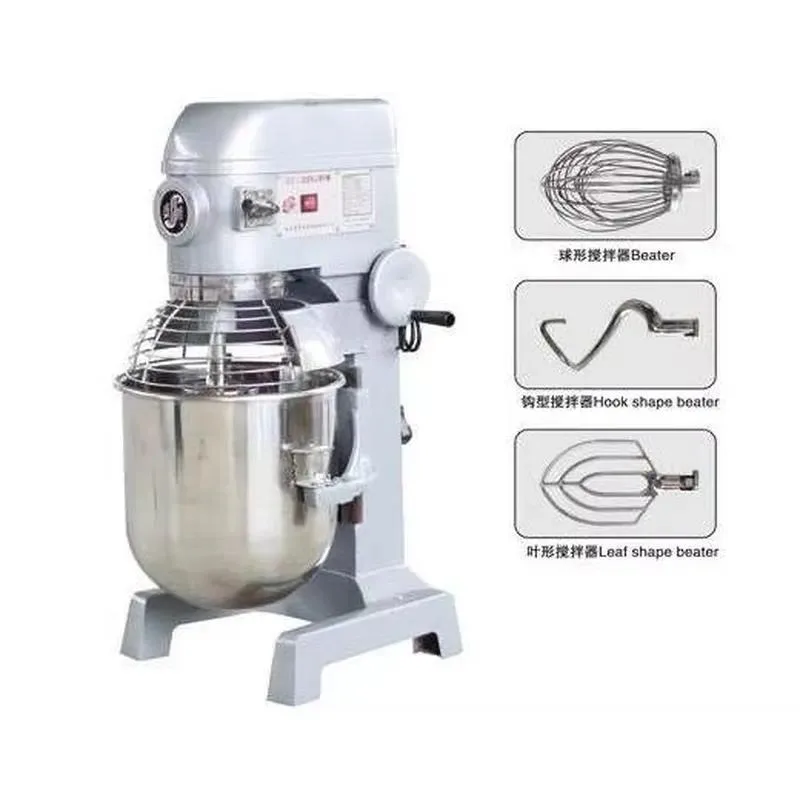 Commercial Industrial Electric Dough Mixer Manual Control Bread Kneader Bakery Food Mixing Equipment