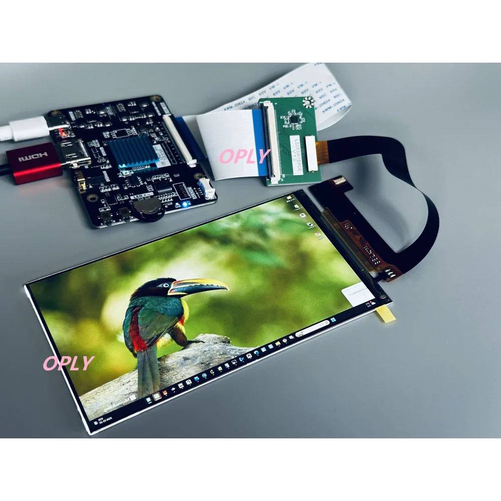 Controller Board HDMI-compatible To MIPI Audio out  type-C + 5.5" LS055R1SX08 1440x2560 IPS LCD LED Panel Screen rotation