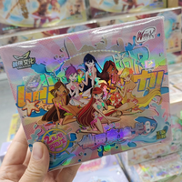 Genuine Winx Club Card Magic Bag Fairy Bag Fairy Wonderland Cards Bloom Stella Flora Anime Collection Cards Toys Gifts