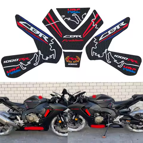 Motorcycle Fuel Tank Cap Sticker Pad Anti Slip Traction Decal For HONDA CBR1000RR 2017 2018 2019 2020 2021 Tank Cover Protect