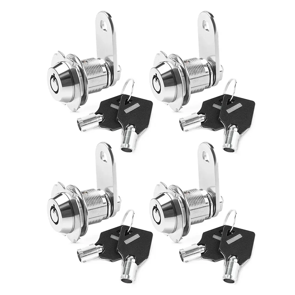 4pcs/kit 21mm Key Alike RV Compartment Door Cam Locks For Camper Trailer Motorhome Replacement Automobiles Parts