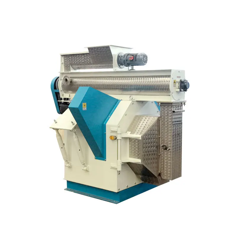 Customizable 3 ring mold pellet machine, large automatic feed pellet machine
