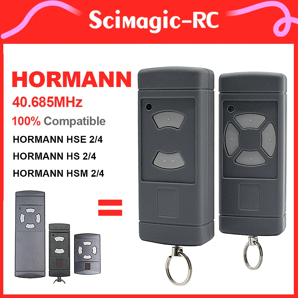 

Hörmann HSE2 HSE4 Hand-held Transmitter 40 MHz HORMANN HSM4 HSM2 HS2 HS4 40.685MHz Garage Gate Remote Control