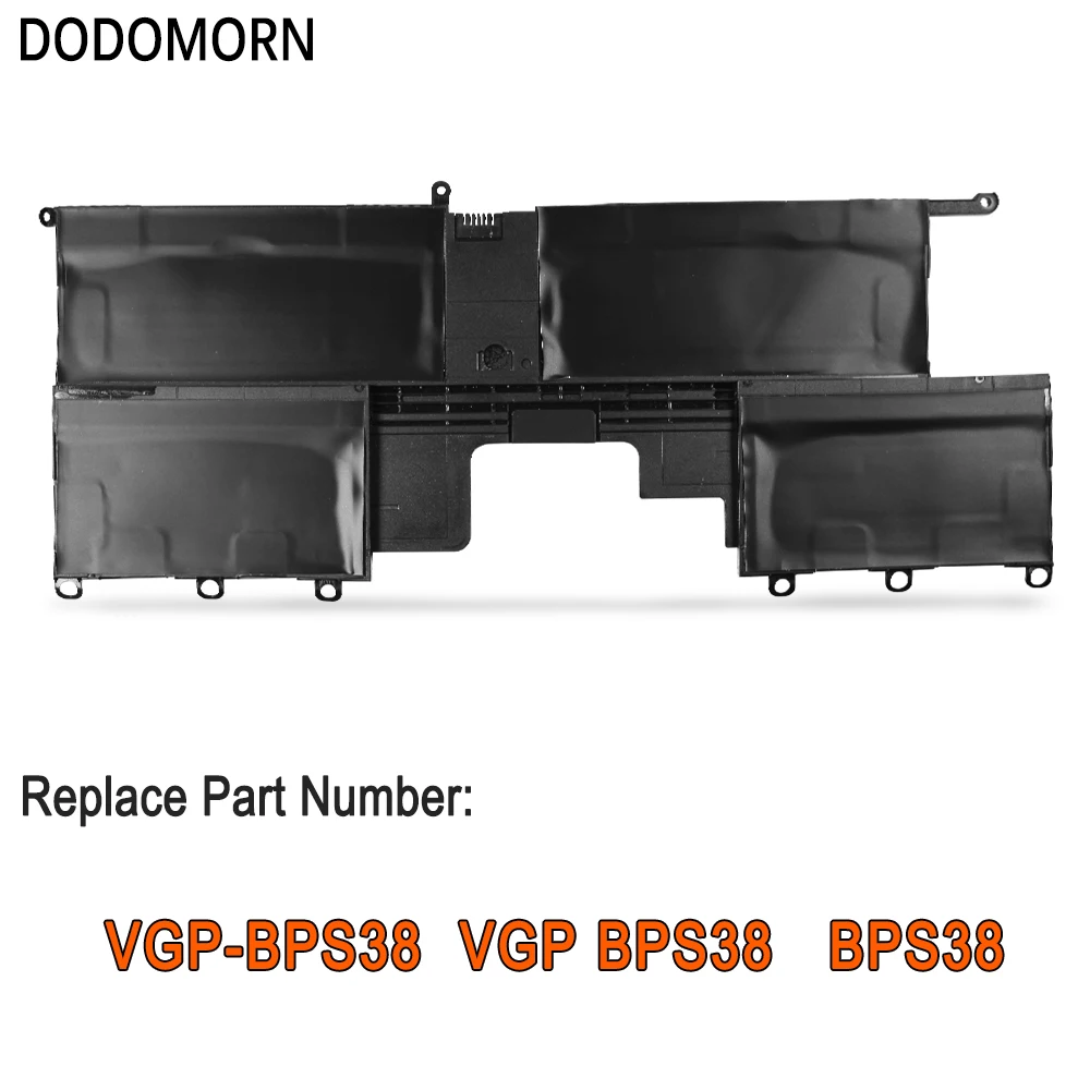 DODOMORN For SONY VAIO PRO13 SVP1321BPXB SVP13216PG SVP132A1CM SVP11217SCS VGP-BPS38 BPS38 Laptop Battery 7.5V 36Wh 4740mAh