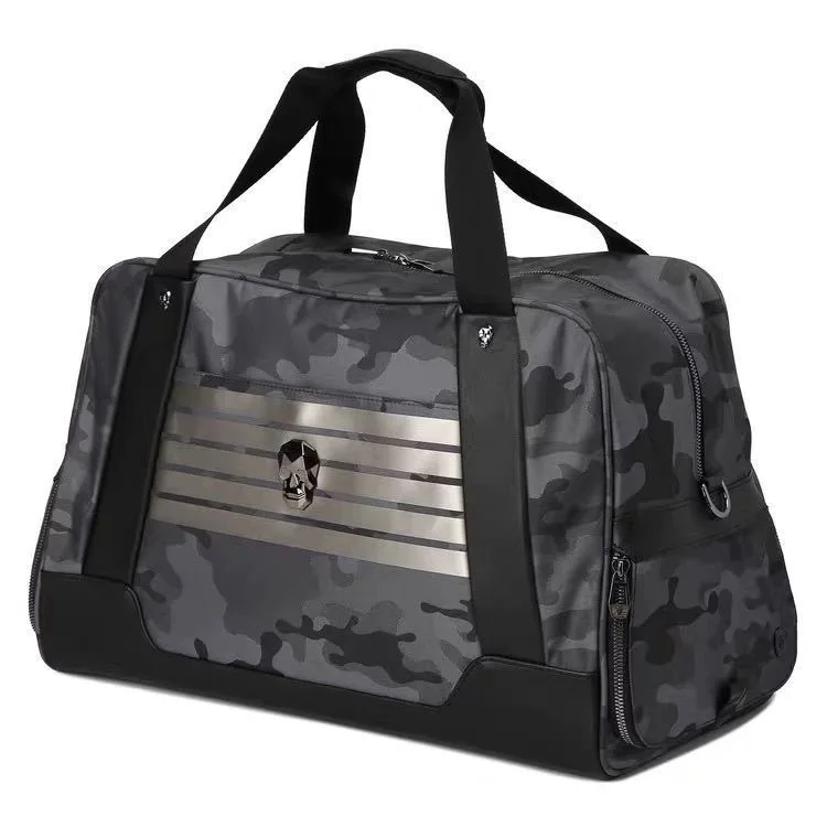 Golf Clothing Shoe Bag Skull Boston Bag Golf Pouch Black Camouflage Fitness Sport Package Handbag 어메이징크레