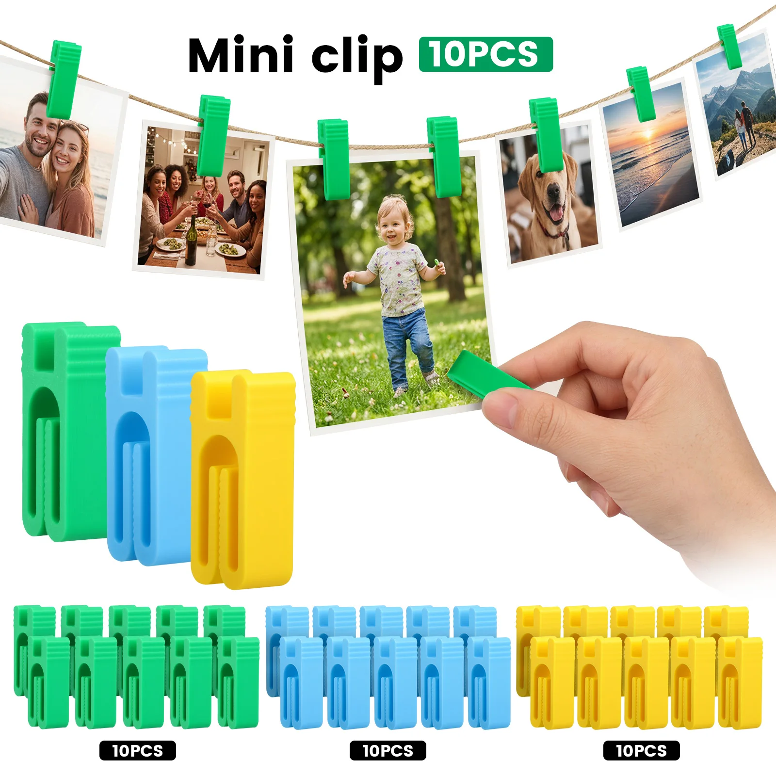10Pcs Snack Bag Seal Clip Multi functional Food Sealing Clips Portable Bag Clips Kitchen Food Snack Seal Sealing Bag Clips