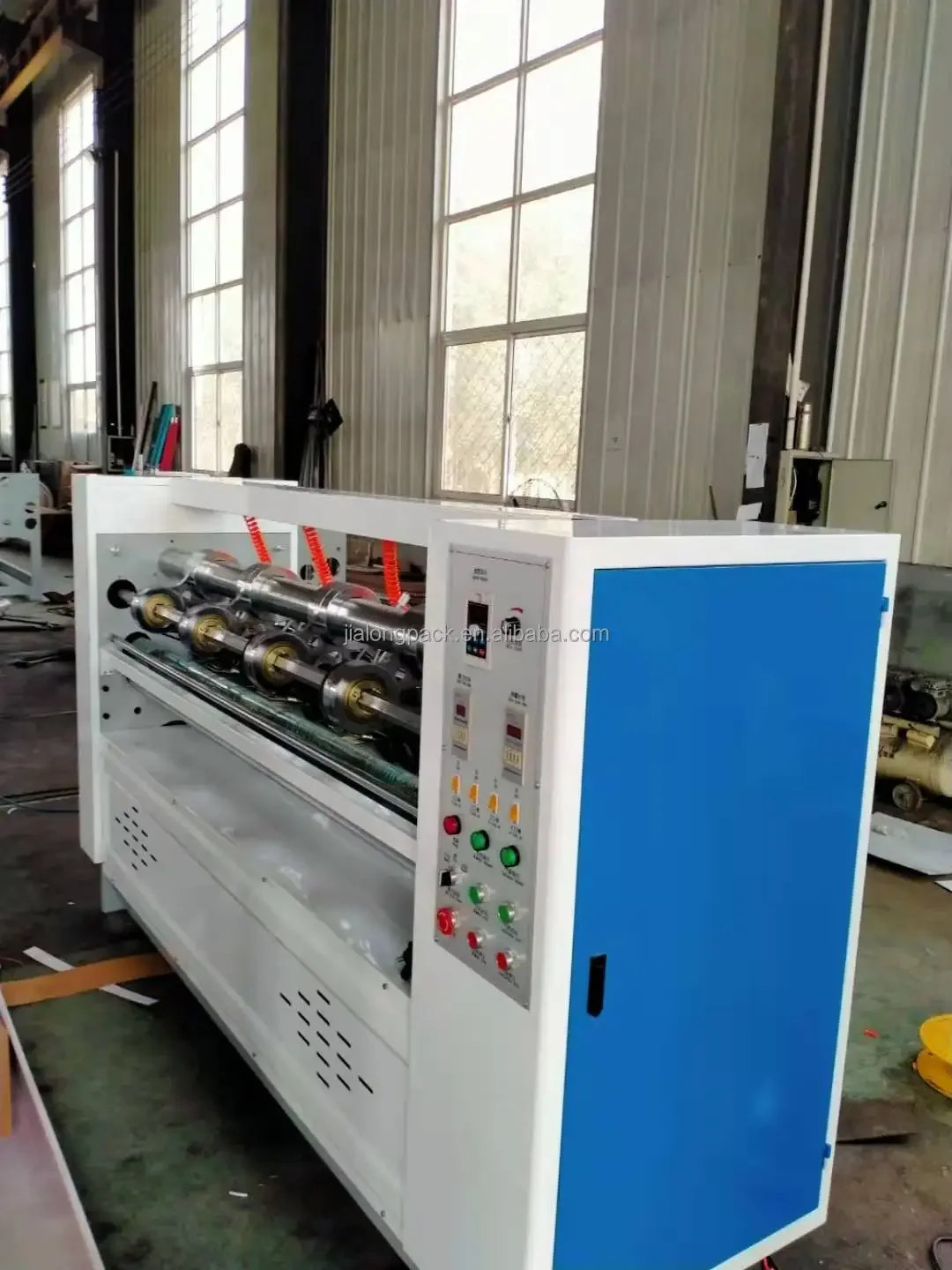 BFY  Manual feeder Corrugated board thin blade slitter scorer machine paper carton box making machine