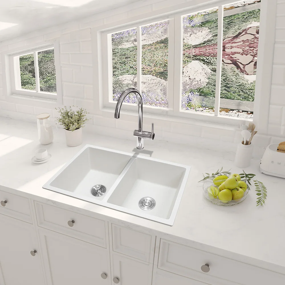 Factory Supply Granite Composite Sinks Double Composite Granite Sink